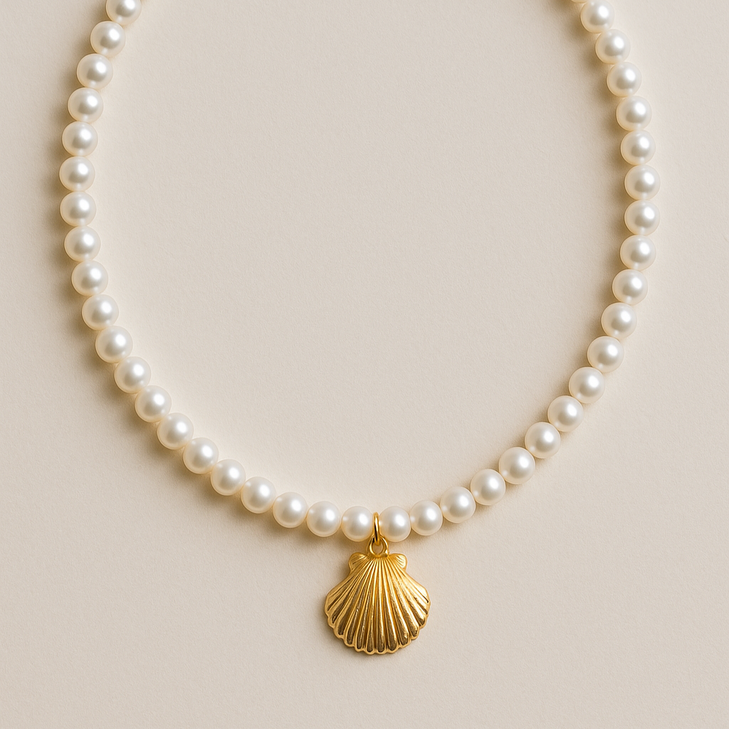 Collar Concha Baño de Oro - MINNI MOON-Lepetitemarie-Singularu-PDPAOLA-Luamarta