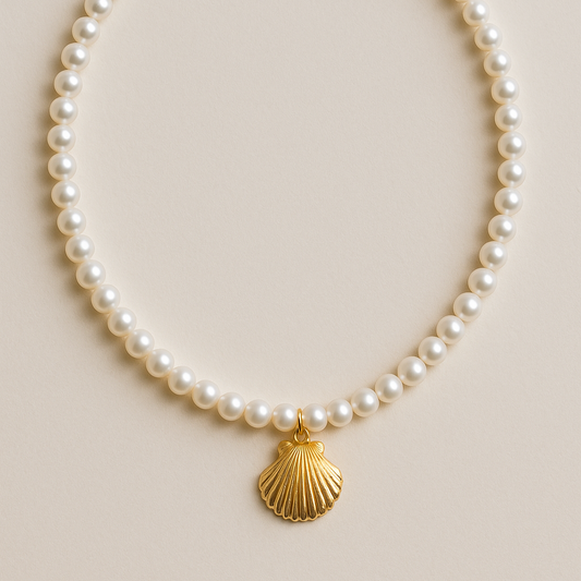 Collar Concha Baño de Oro - MINNI MOON-Lepetitemarie-Singularu-PDPAOLA-Luamarta
