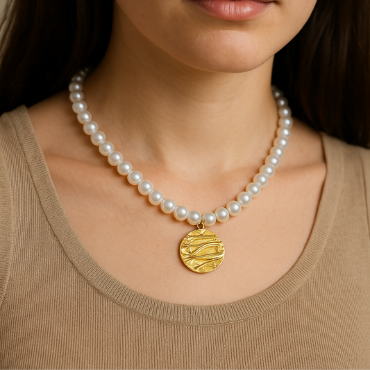 Collar Ocean Baño de Oro - MINNI MOON-Lepetitemarie-Singularu-PDPAOLA-Luamarta