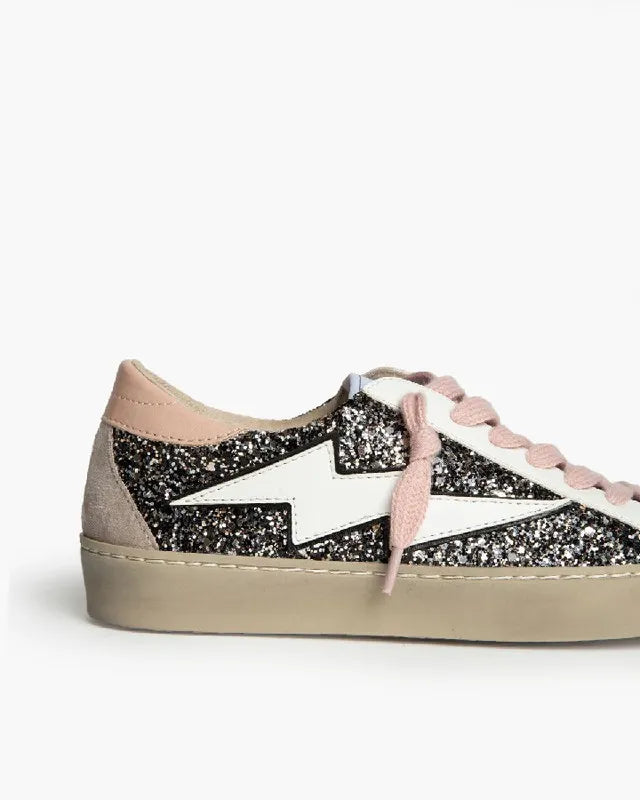 Zapatillas rayo con purpurina mujer – Tallas 36 a 41