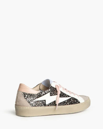 Zapatillas rayo con purpurina mujer – Tallas 36 a 41