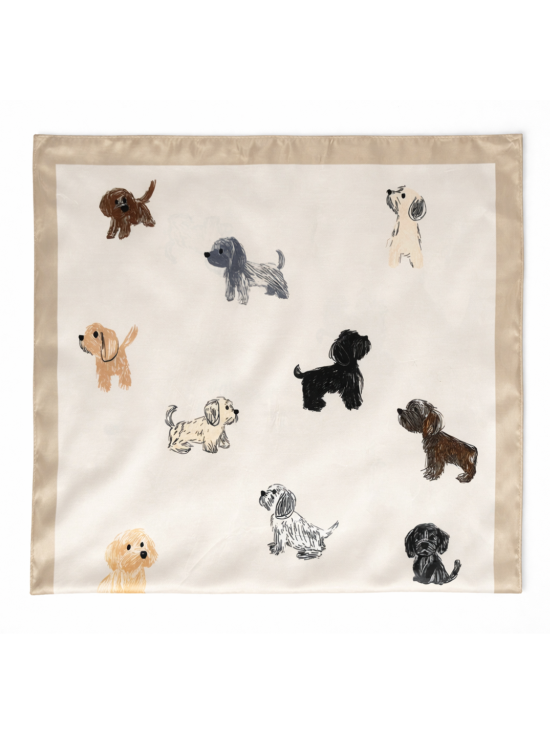 Pañuelo Cuadrado Satinado 70x70 cm para Mujer | Estampados en tendencia