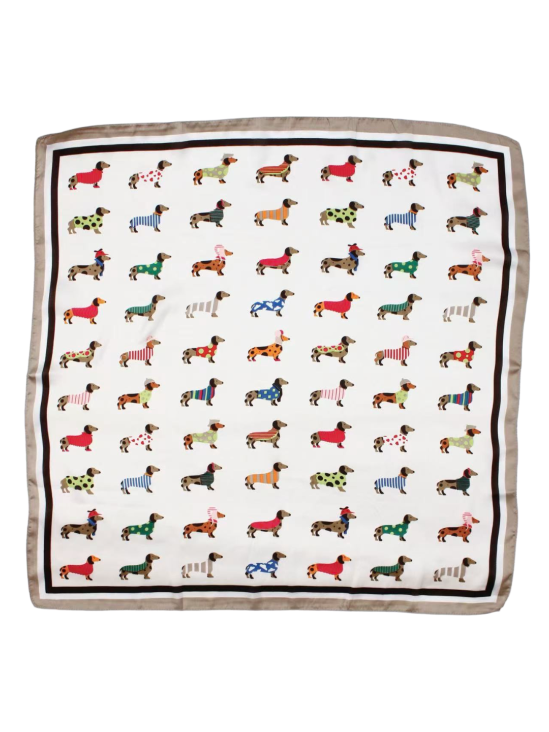 Pañuelo Cuadrado Satinado 70x70 cm para Mujer | Estampados en tendencia