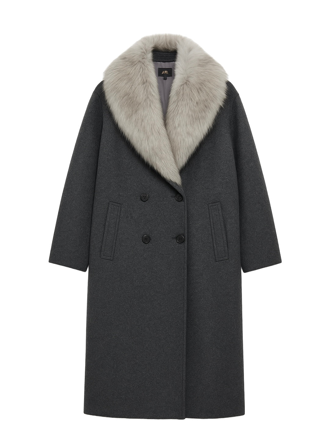 Cuello de pelo efecto natural con broche – Suave, elegante y disponible en varios colores