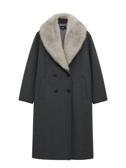 Cuello de pelo efecto natural con broche – Suave, elegante y disponible en varios colores