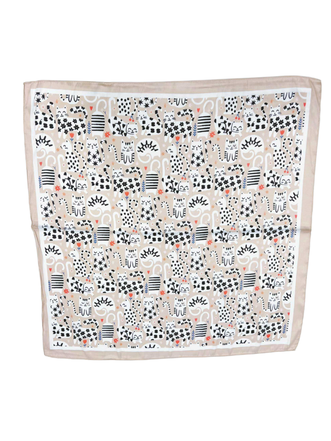 Pañuelo Cuadrado Satinado 70x70 cm para Mujer | Estampados en tendencia