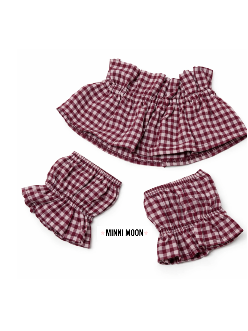 Cuello Cuadros Vichy o Rayas + Puños Elásticos (Pack 3 piezas) | Cuello falso jersey o camisa