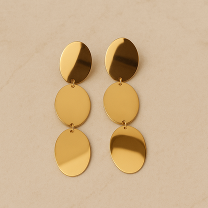 Pendientes Adore Baño de Oro - MINNI MOON-Lepetitemarie-Singularu-PDPAOLA-Luamarta