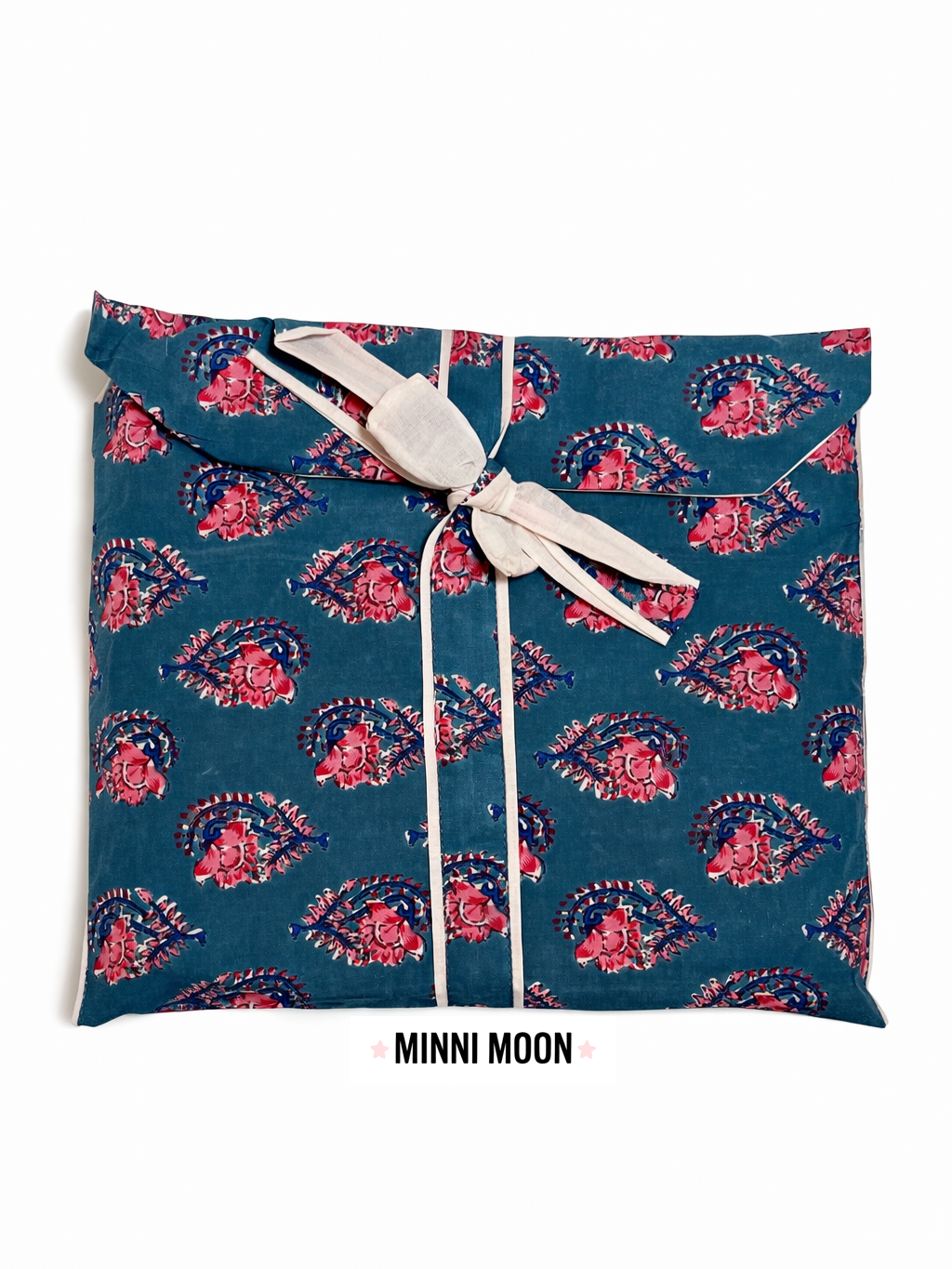 Pijama Camisero Largo Estampado de Algodón para mujer | Bolsa incluida