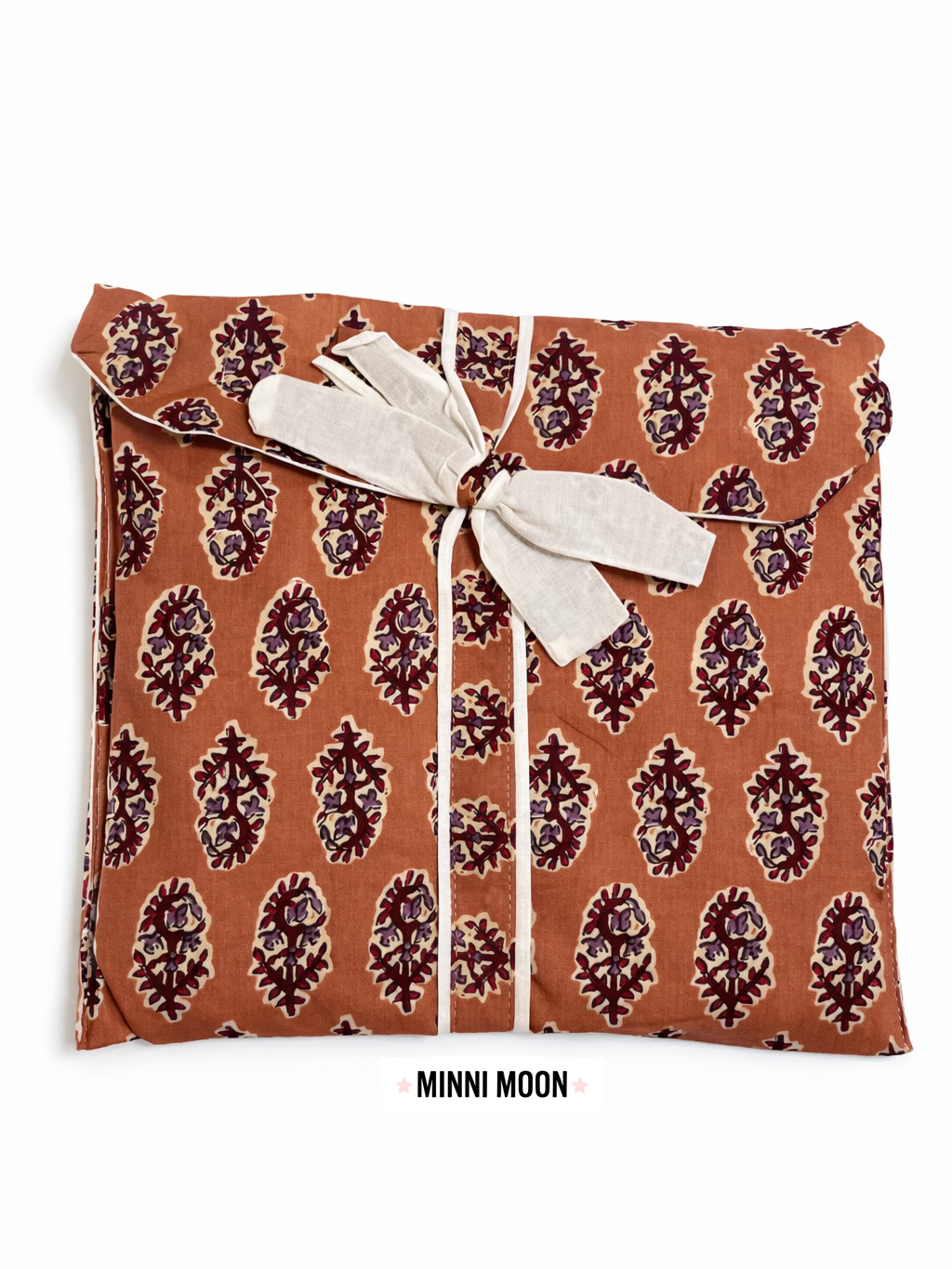 Pijama Camisero Largo Estampado de Algodón para mujer | Bolsa incluida