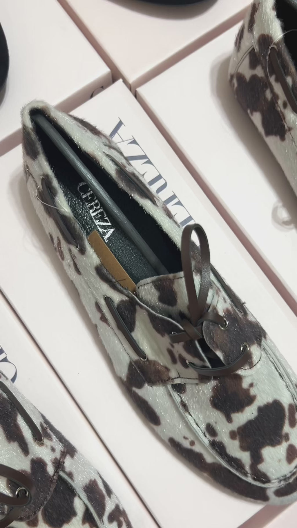 Mocasines Antelina mujer con Cordones – Para uso diario u oficina | Elige tu talla habitual (36 a 41)