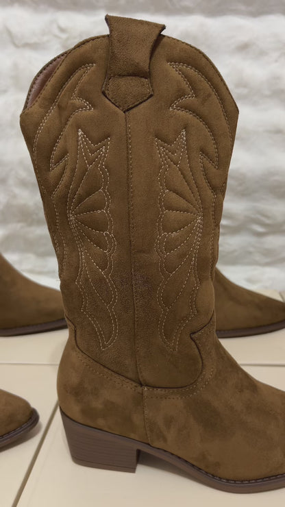 Botas Cowboy 32 cm de Caña Mujer Bordadas | Recomendamos una talla más (36-41)