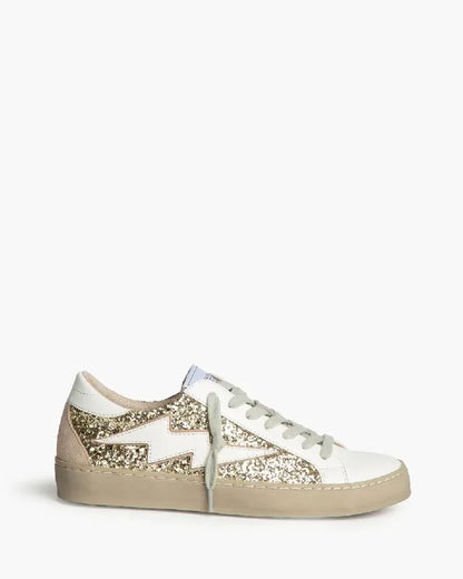 Zapatillas rayo con purpurina mujer – Tallas 36 a 41