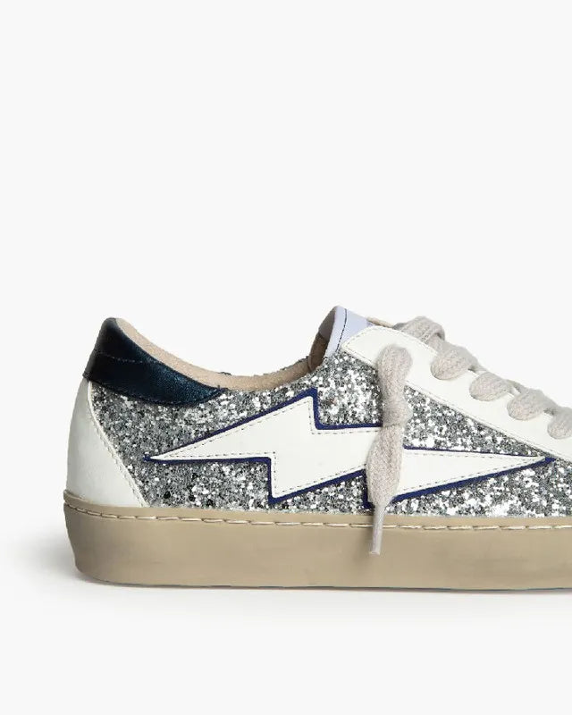 Zapatillas rayo con purpurina mujer – Tallas 36 a 41