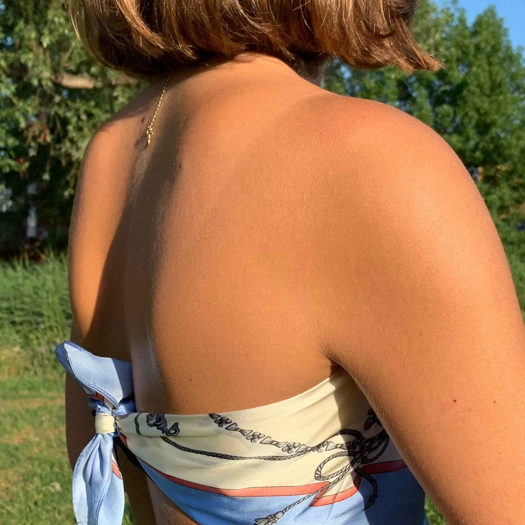 Pañuelo de cuello animales Gris y Dorado - MINNI MOON-Lepetitemarie-Singularu-PDPAOLA-Luamarta